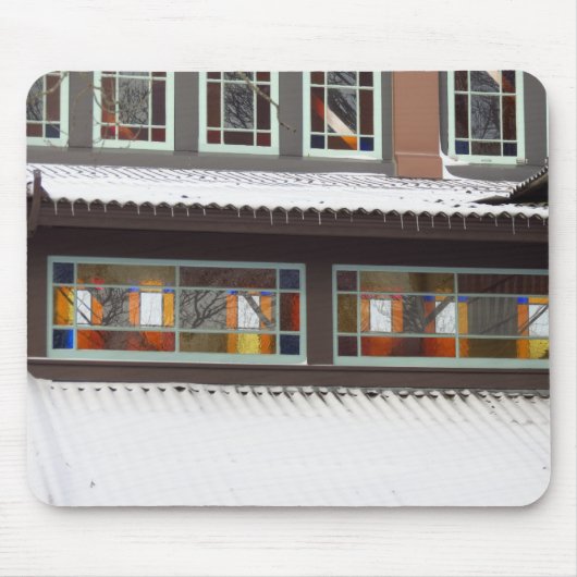 Glas in lood en ijsjes - Martha's wijngaard Muismat (Voorkant)