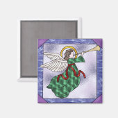 Glas in lood engel magneet (Voorkant / Achterkant)