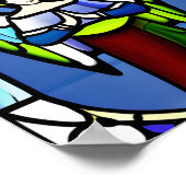 Glas in lood engel poster (Hoek)