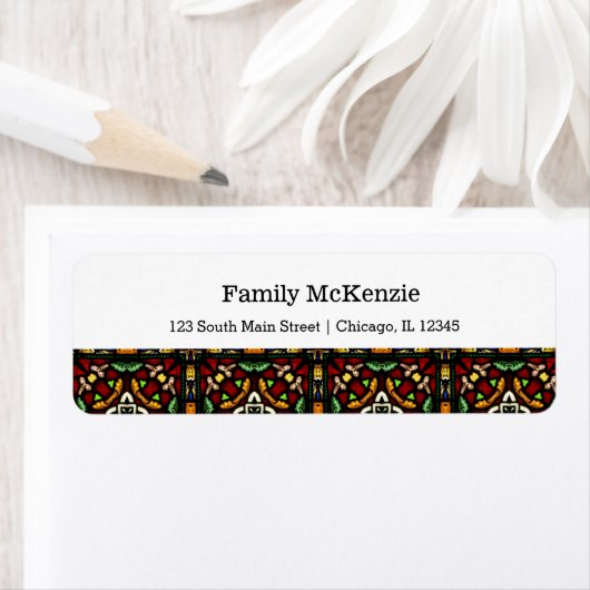 Glas in lood etiket (Insitu)