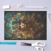 Glas in lood Fairy Lady Tissuepapier (Craft)