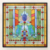 Glas in lood Fantasy Glass Onderzetter (Voorkant)