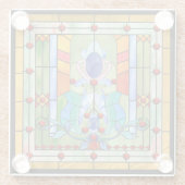 Glas in lood Fantasy Glass Onderzetter (Achterkant)