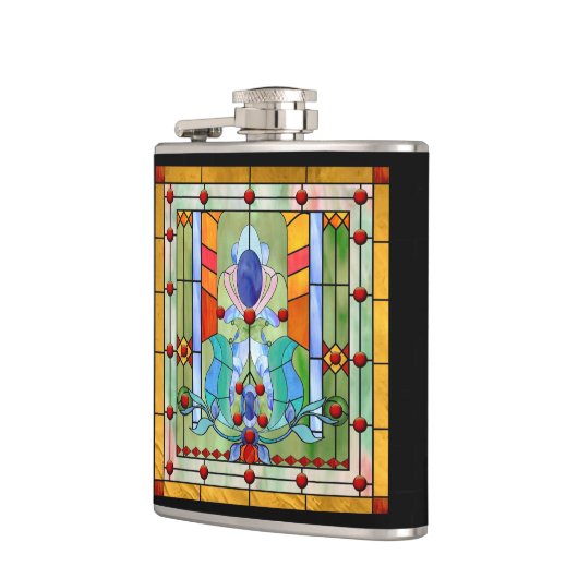 Glas in lood Fantasy Heupfles (Links)