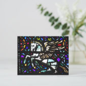 Glas in lood Fantasy Pegasus Winged Horse Briefkaart (Staand voorkant)