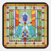 Glas in lood Fantasy Sticker (Voorkant)