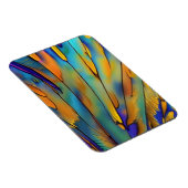 Glas in lood Feather AI Abstracte Art Magneet (Rechterzijde)