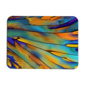 Glas in lood Feather AI Abstracte Art Magneet (Horizontaal)