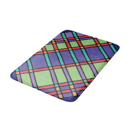 Glas in lood felle kleuren badmat