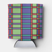 Glas in lood felle kleuren blikjeskoeler (Voorkant)