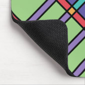 Glas in lood felle kleuren muismat (Hoek)