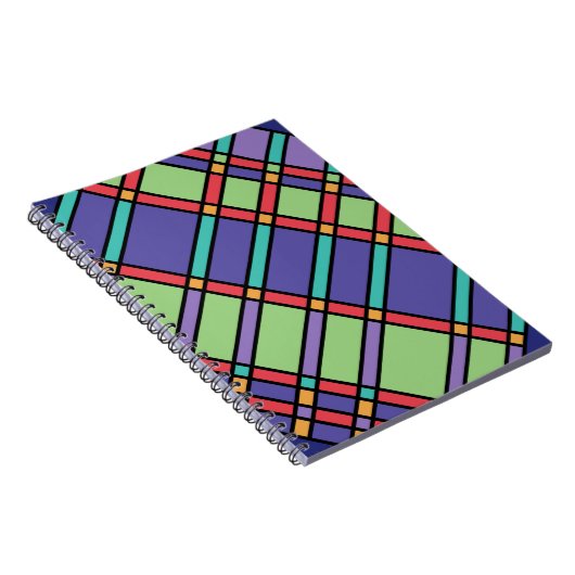 Glas in lood felle kleuren notitieboek (Rechterzijde)