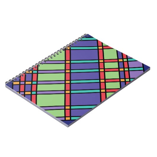 Glas in lood felle kleuren notitieboek (Linkerzijde)