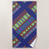 Glas in lood felle kleuren strandlaken (Voorkant)