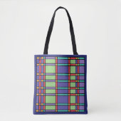 Glas in lood felle kleuren tote bag (Voorkant)