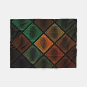 Glas in lood fleece deken (Voorkant (Horizontaal))