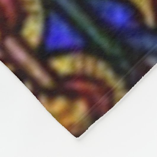 Glas in lood fleece deken (Hoek)