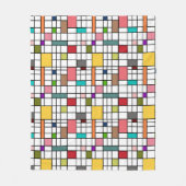 Glas in lood fleece deken (Voorkant)