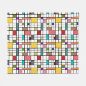 Glas in lood fleece deken (Voorkant (Horizontaal))