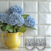 Glas in lood Fleur De Lis Glas in lood Pattern