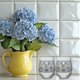 Glas in lood Fleur De Lis Glas in lood Pattern