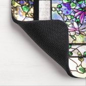 Glas in lood Floral Mousepad Muismat (Hoek)