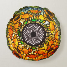 Glas in lood florale vintage