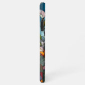 Glas in lood Flower Design iPhone Hoesje (Rechterkant)
