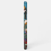 Glas in lood Flower Design iPhone Hoesje (Linkerkant)