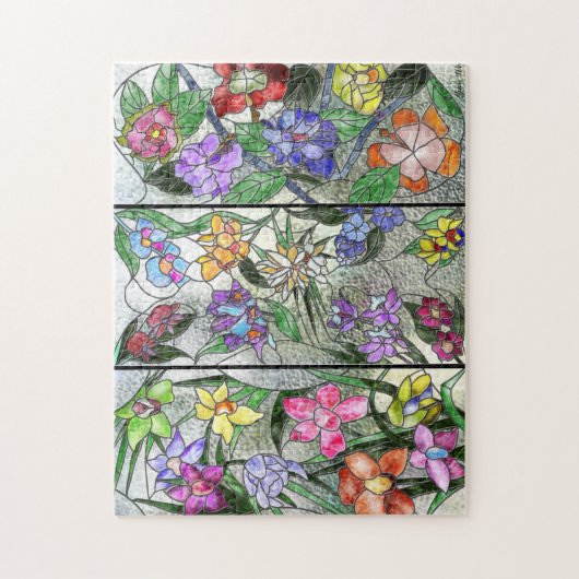 Glas in lood Garden Puzzle Legpuzzel (Verticaal)