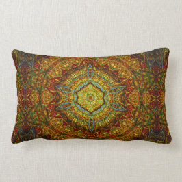 Glas in lood gasleiding Mandala Pillow Kussen