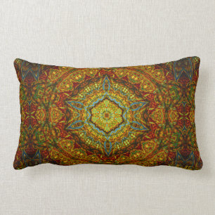 Glas in lood gasleiding Mandala Pillow Kussen
