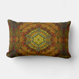Glas in lood gasleiding Mandala Pillow Kussen