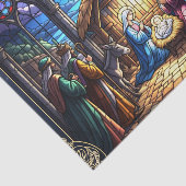 Glas in lood Geboorteplaats 2 Tissuepapier (Detail)