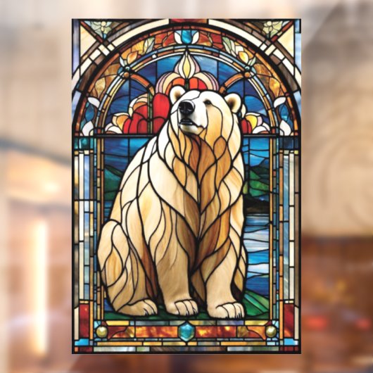 Glas in lood Gedistilleerd Beer Raamsticker (Vel 2)