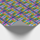 Glas in lood geel madeliefje inpakpapier (Hoek)