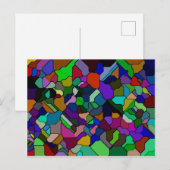 Glas in lood gekantelde Tegel Briefkaart (Voorkant / Achterkant)