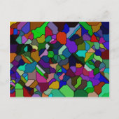 Glas in lood gekantelde Tegel Briefkaart (Voorkant)