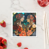 Glas in lood Gemini Zodiac Servet (Insitu)