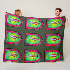 Glas in lood Genie Fleece Deken