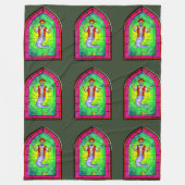 Glas in lood Genie Fleece Deken (Voorkant)
