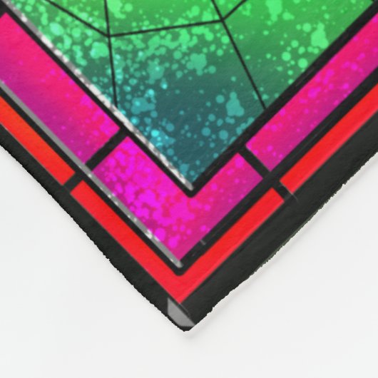 Glas in lood Genie Fleece Deken (Hoek)