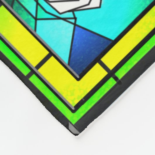 Glas in lood Ghost Fleece Deken (Hoek)