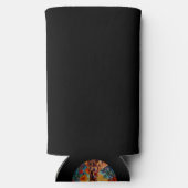 Glas in lood Giraffe gepersonaliseerd Seltzer Blikjeskoeler (Achterkant)