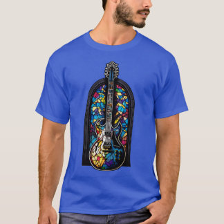  Glas in lood gitaar geschenken gitarist Conce T-shirt