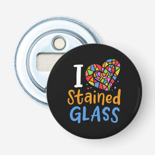 Glas in lood Glas in lood Artiest Button Flesopener