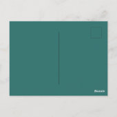 Glas in lood Glossy Briefkaart voor speciale boods (Achterkant)