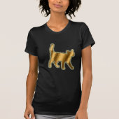 Glas in lood Gold Cat T-shirt (Voorkant)