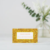 Glas in lood Gold Visitekaartje (Staand voorkant)