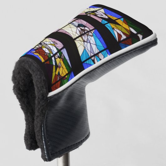 Glas in lood golfheadcover (3/4 voorkant)